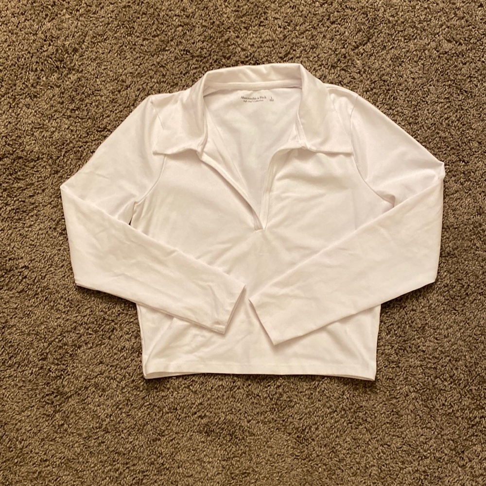 Cotton Seamless Cropped Polo